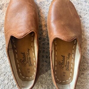 Sabah - Stylish Brown Leather Slip-On Shoes